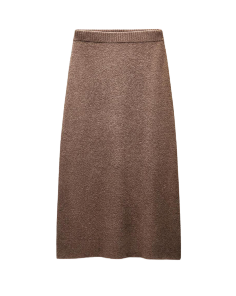 Plain Knit Skirt