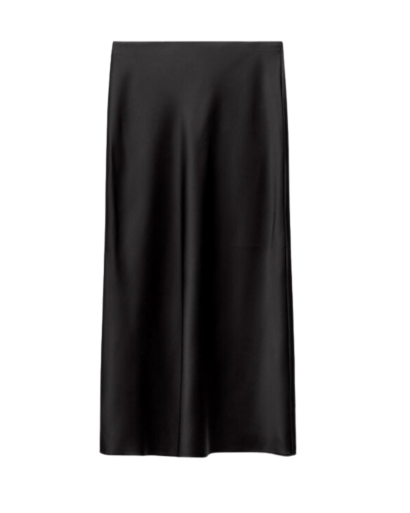 Satin Midi Skirt (2)